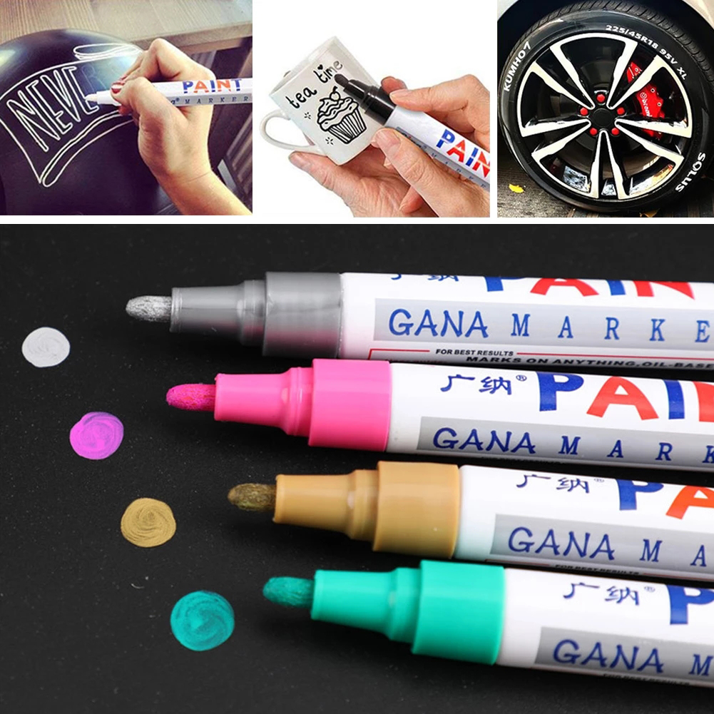 Tee Height Marker - 12 Colors Permanent Paint Marker Pen