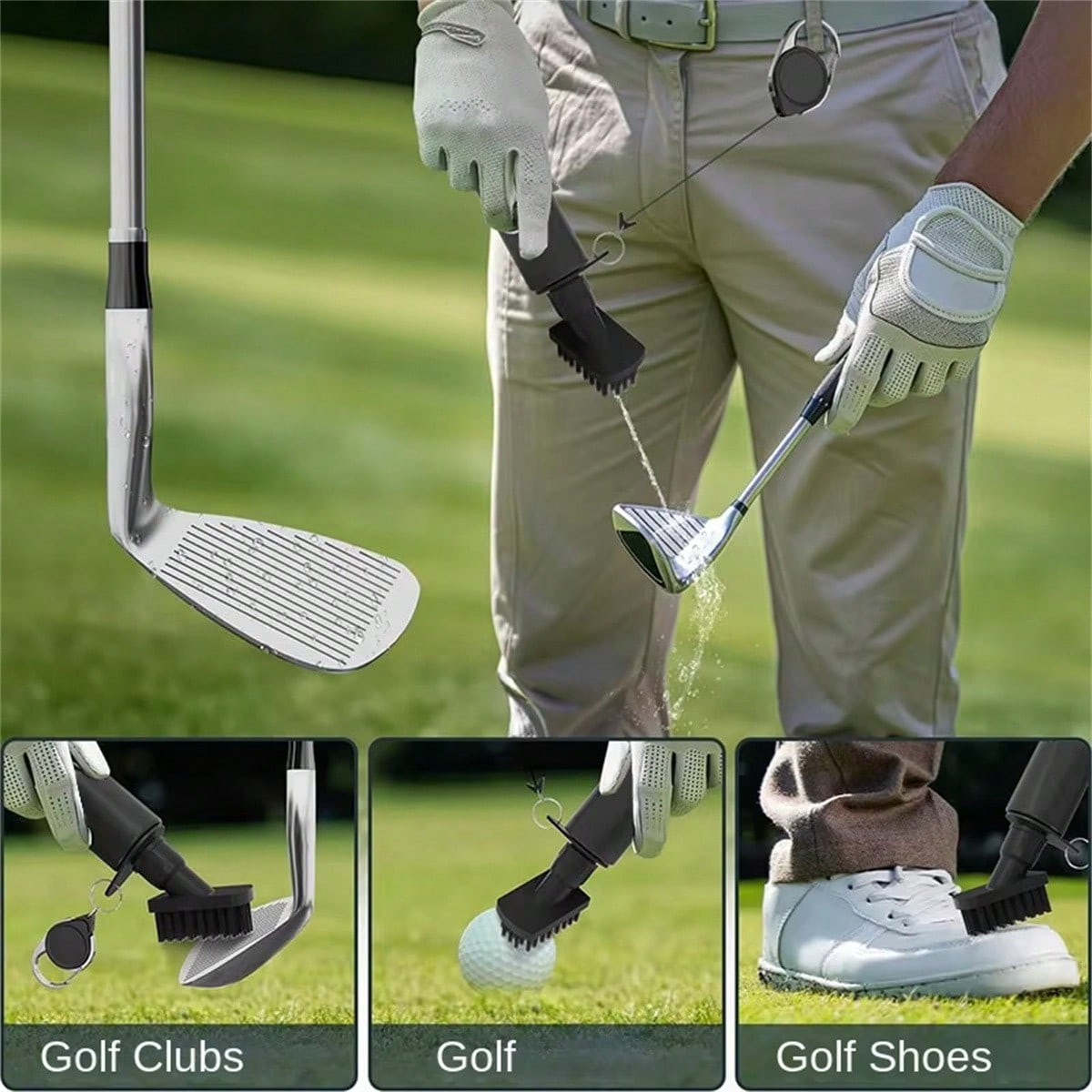 Golf Equipment Nearby - 1pc Golf Club Cleaning Brush With