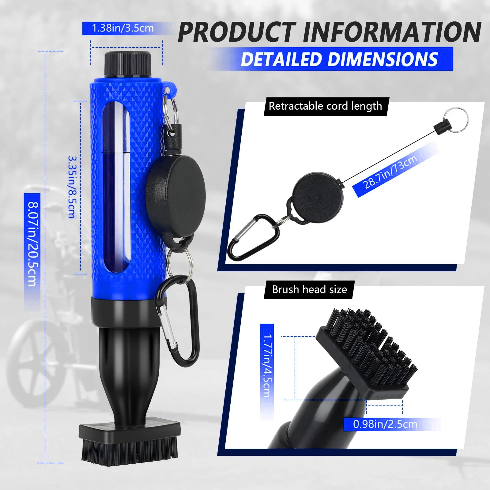 Golf Club Cleaning Brush with  - огляд і ціна Golf Equipment To Improve Your Game
