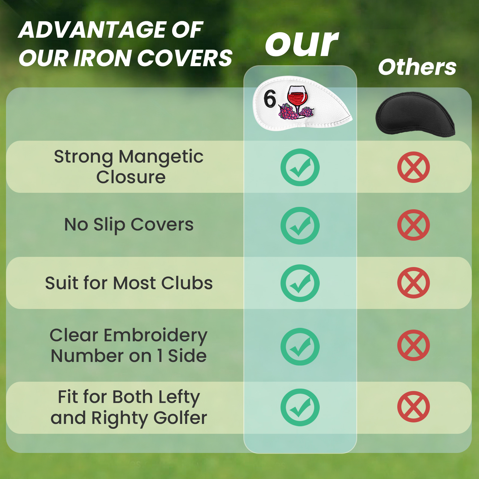 Magnetic Golf Club Head Covers - огляд і ціна Golf Equipment Nearby