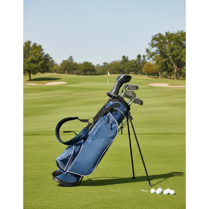 Golf Stand Cart Bag with 4 Way - огляд і ціна Golf Bag Stand Cart