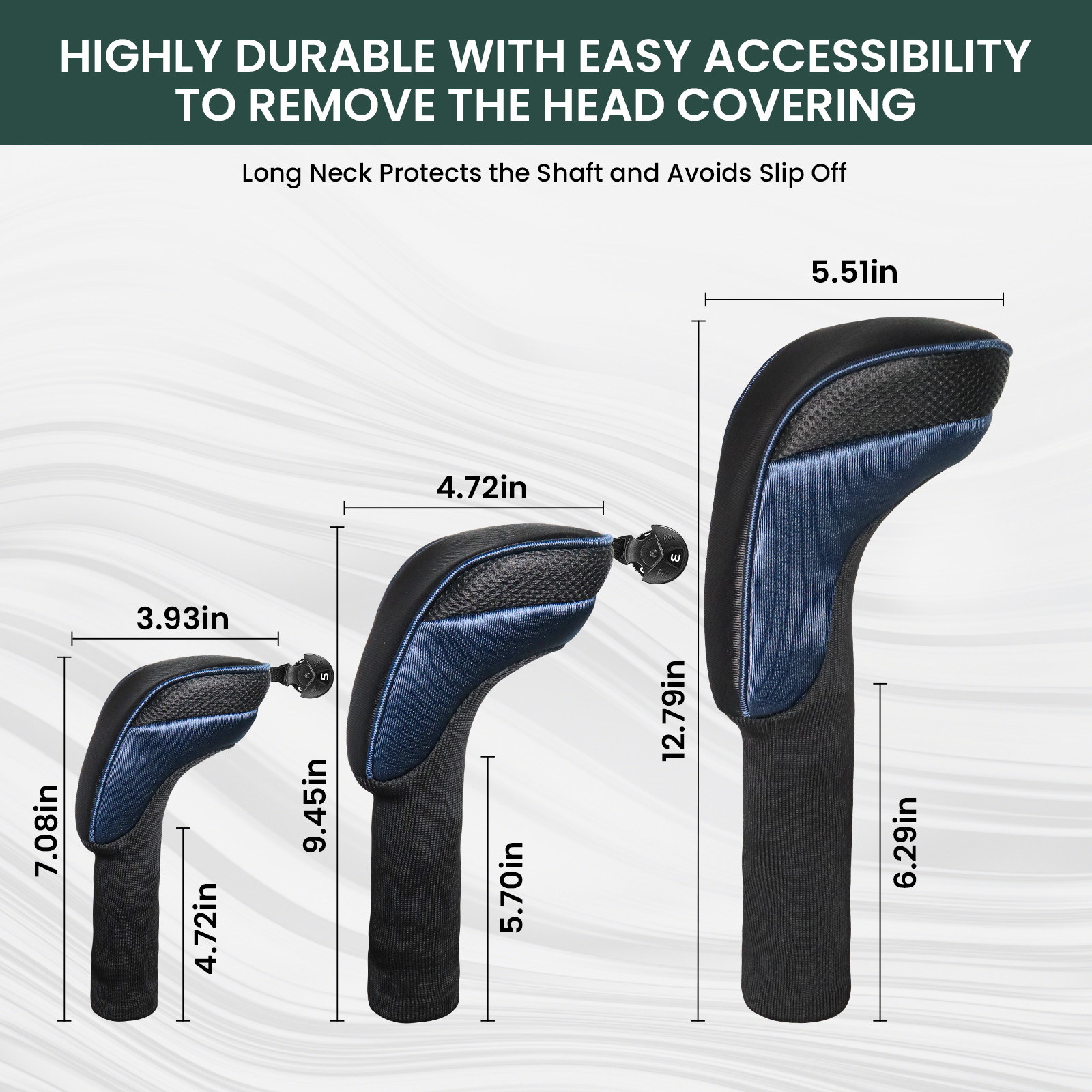 5pcs Golf Club Head Covers for - огляд і ціна Golf Equipment Nearby