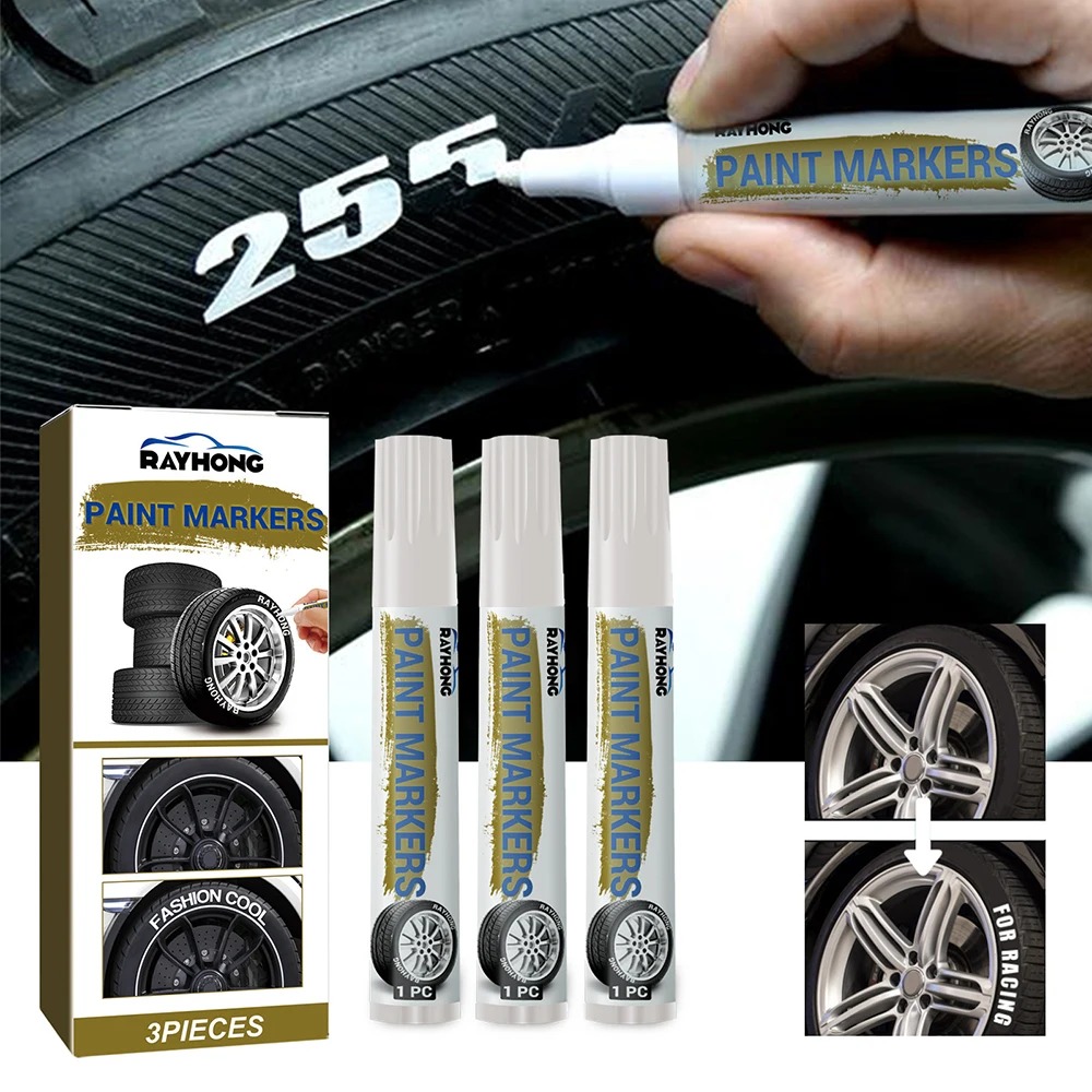 3 White Tire Paint Markers Wat - огляд і ціна Tee Height Marker