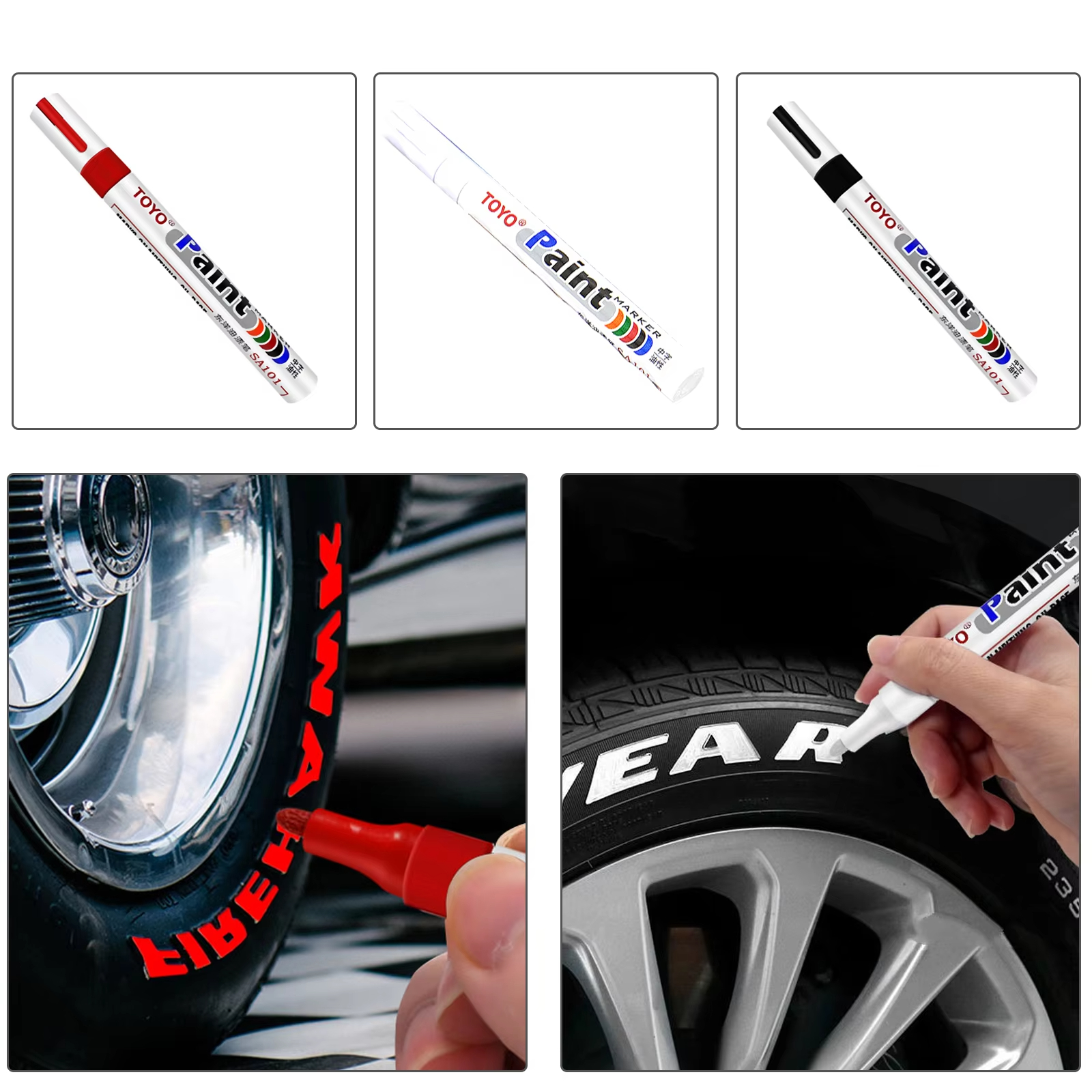 White Waterproof Auto Tire Pai - огляд і ціна Tee Height Marker