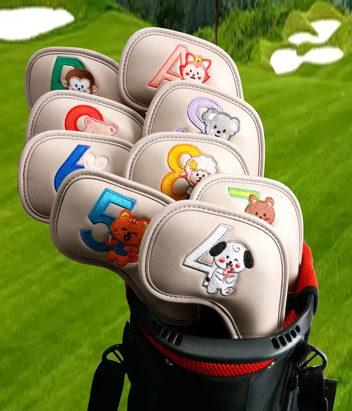 9Pcs Cute Cartoon Animal Golf  - огляд і ціна Golf Equipment Nearby