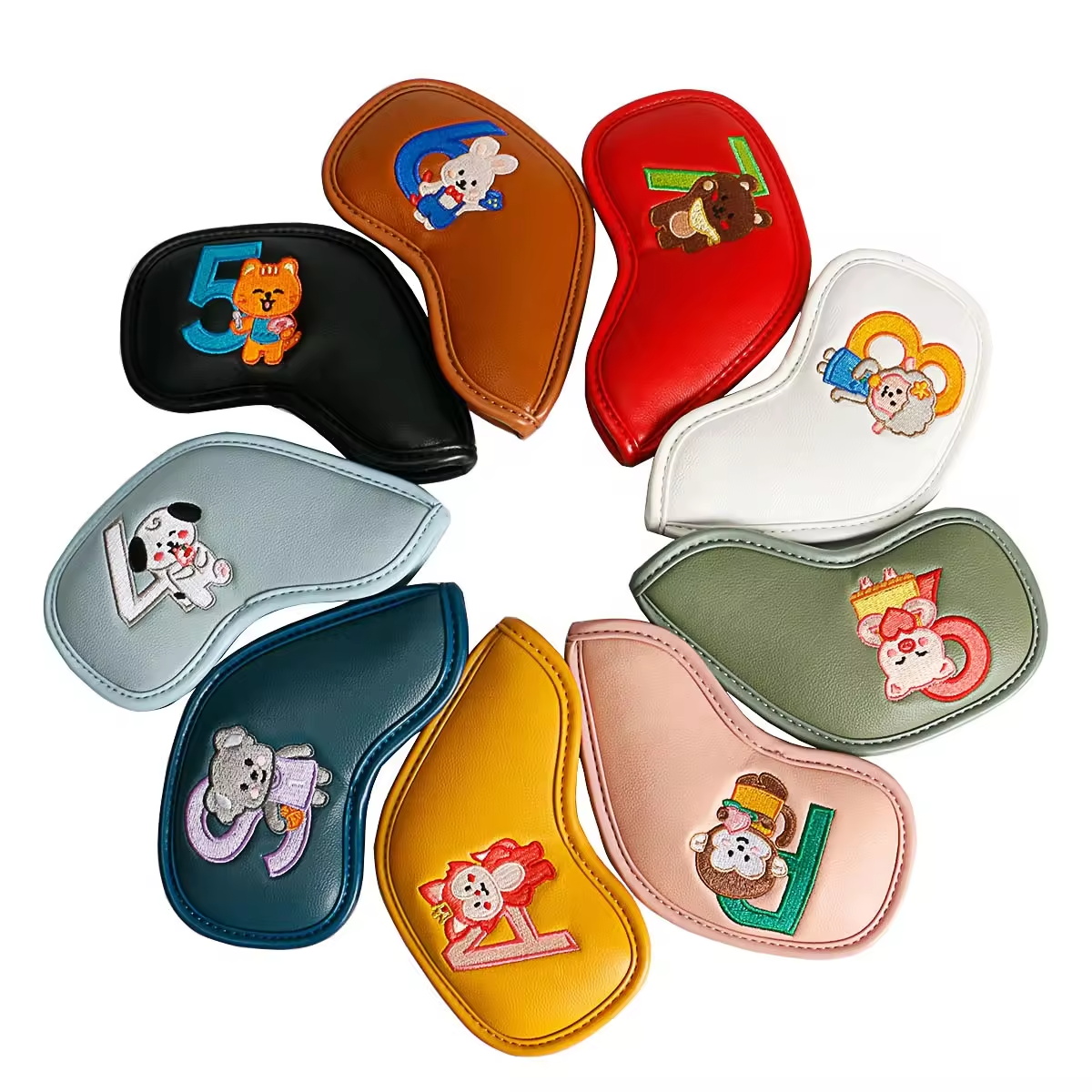 9Pcs Cute Cartoon Animal Golf  - огляд і ціна Golf Equipment Nearby